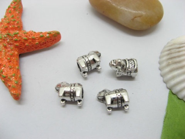 20pcs Tibetan Silver Dog Beads European Design Yw-pa-mb91 - Click Image to Close