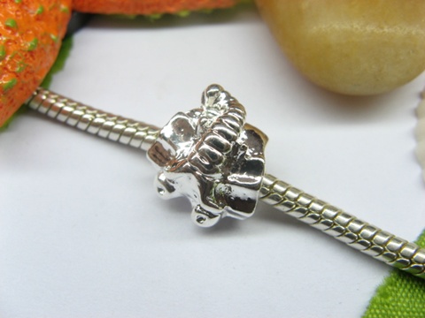 10pcs Silver Plated Dragonfly Beads European Design - Click Image to Close