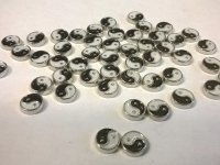 50 pcs YINYANG floating charm