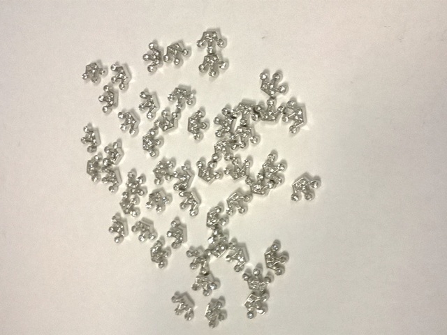 50 pcs CROWN floating charm