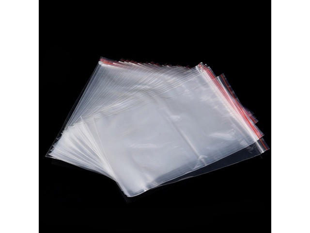 100 Clear Self-Adhesive Seal Plastic Bag 17x12cm W/Hole 100 Clear Self-Adhesive Seal Plastic Bag 17x12cm W/Hole