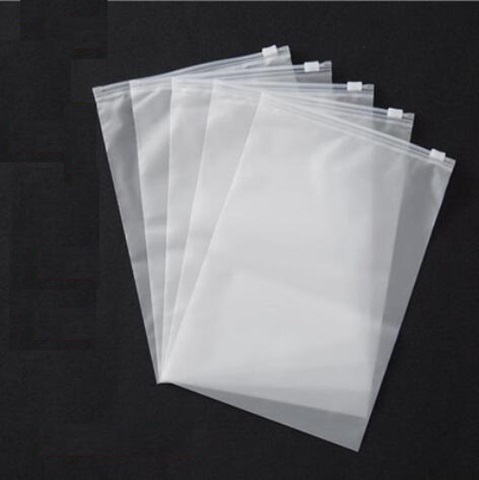 50Pcs Frosted Resealable Zip Lock Bag Plastic Bag 20x14.5cm - Click Image to Close
