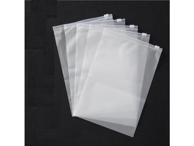 50Pcs Frosted Resealable Zip Lock Bag Plastic Bag 20x14.5cm