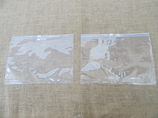 45Pcs Reuse Clear Zip Lock Plastic Bags 23x17cm - Click Image to Close