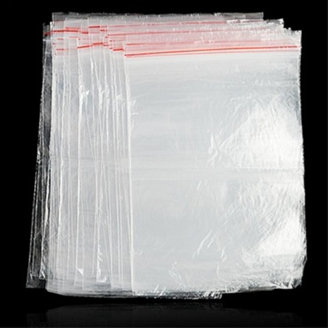100Pcs Zip Lock Plastic Bags 45x34.5cm Size Resealable - Click Image to Close